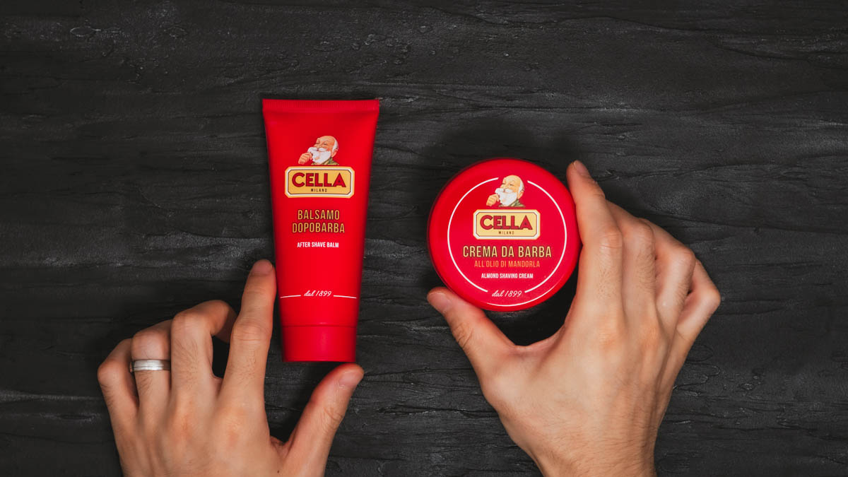 Cella Milanoのアフターシェーブバームとシェービングソープ