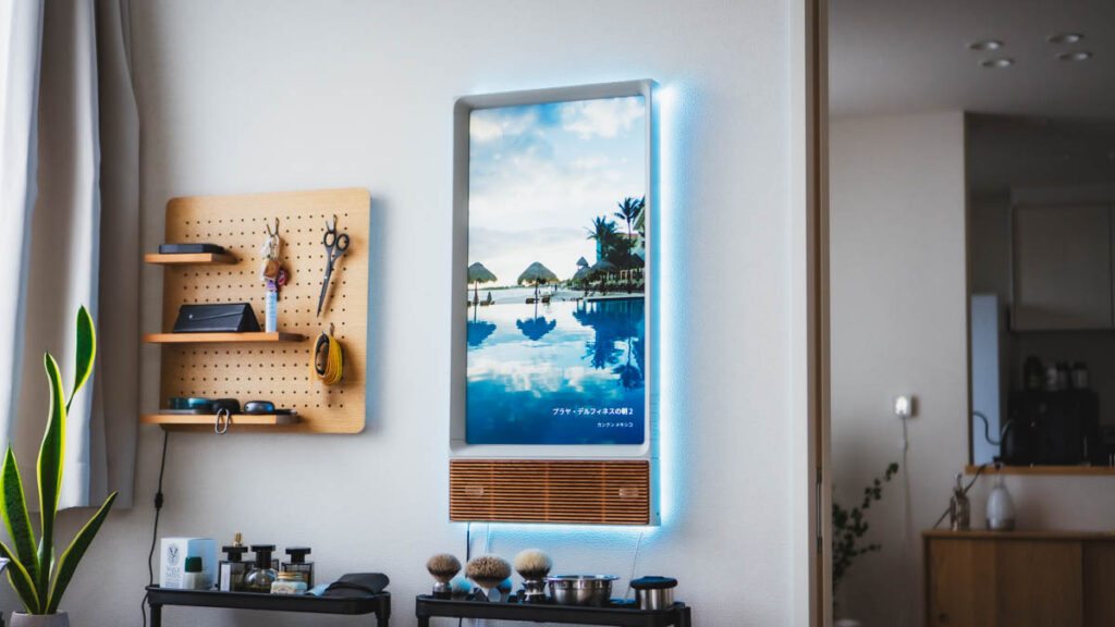 Atmoph Window YoをLEDテープライトで間接照明にカスタマイズ