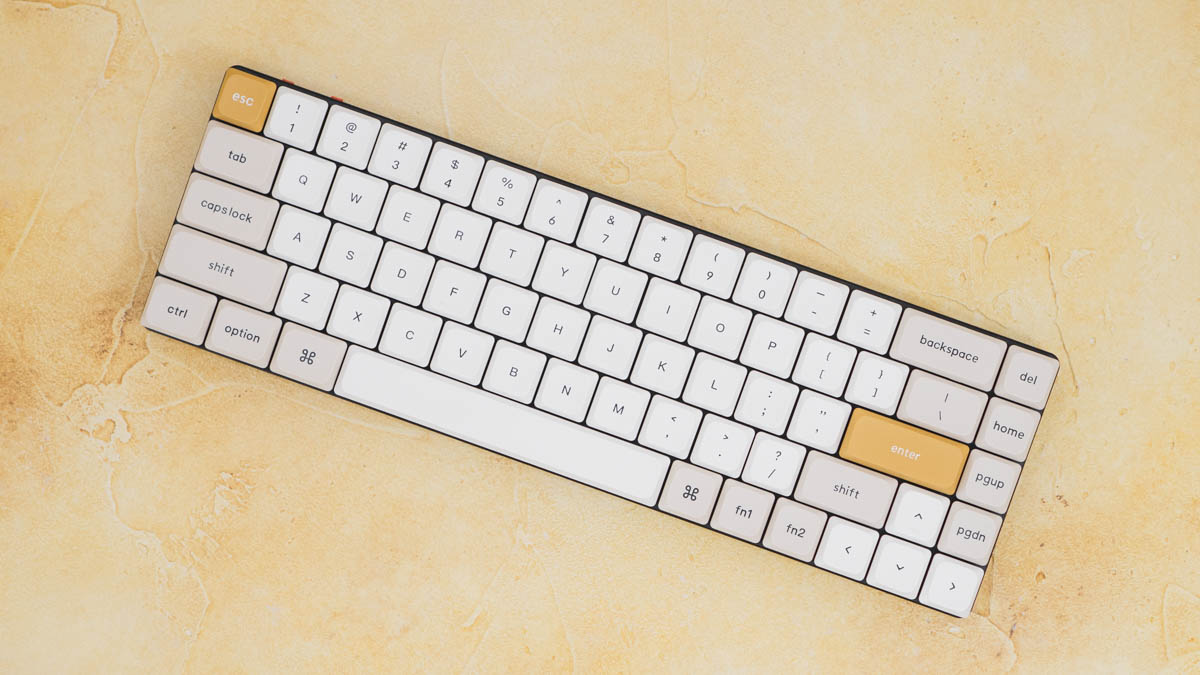 キーキャップを交換したKeychron K7 Max