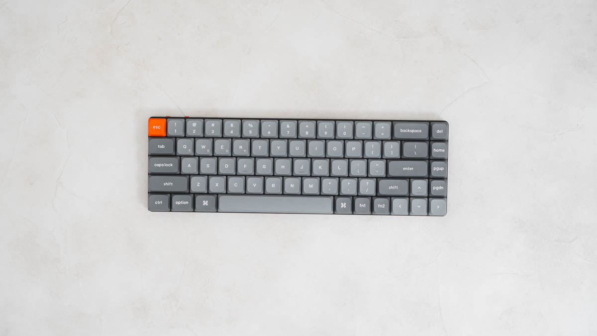 Keychron K7 Max俯瞰