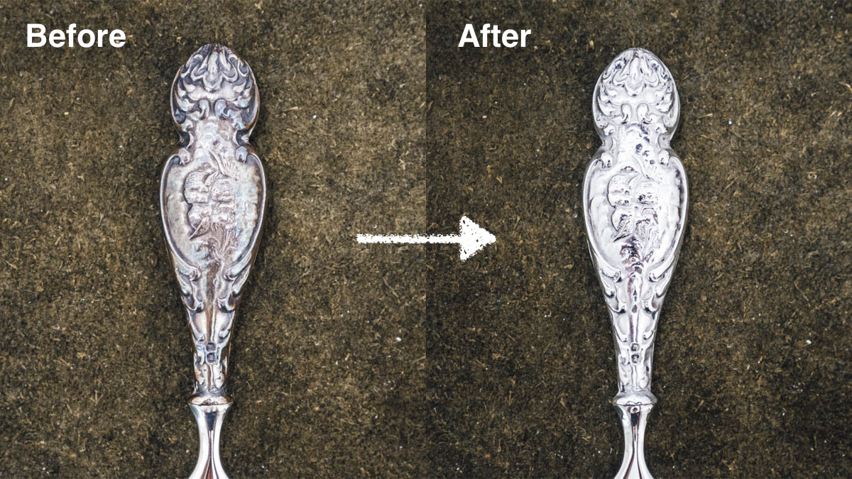 アンティークレターオープナークリーニングBefore・After