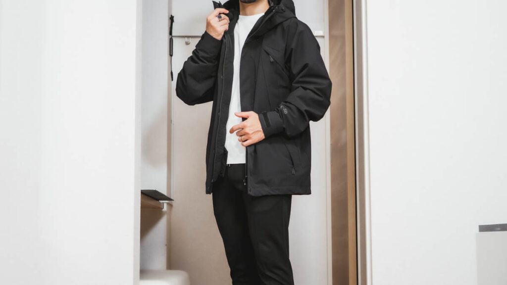 K-3B THE PROFESSIONAL SPEC 7WAYダウン マウンテンパーカー前開け