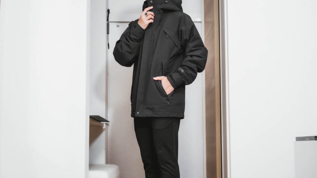 K-3B THE PROFESSIONAL SPEC 7WAYダウン マウンテンパーカー前閉じ