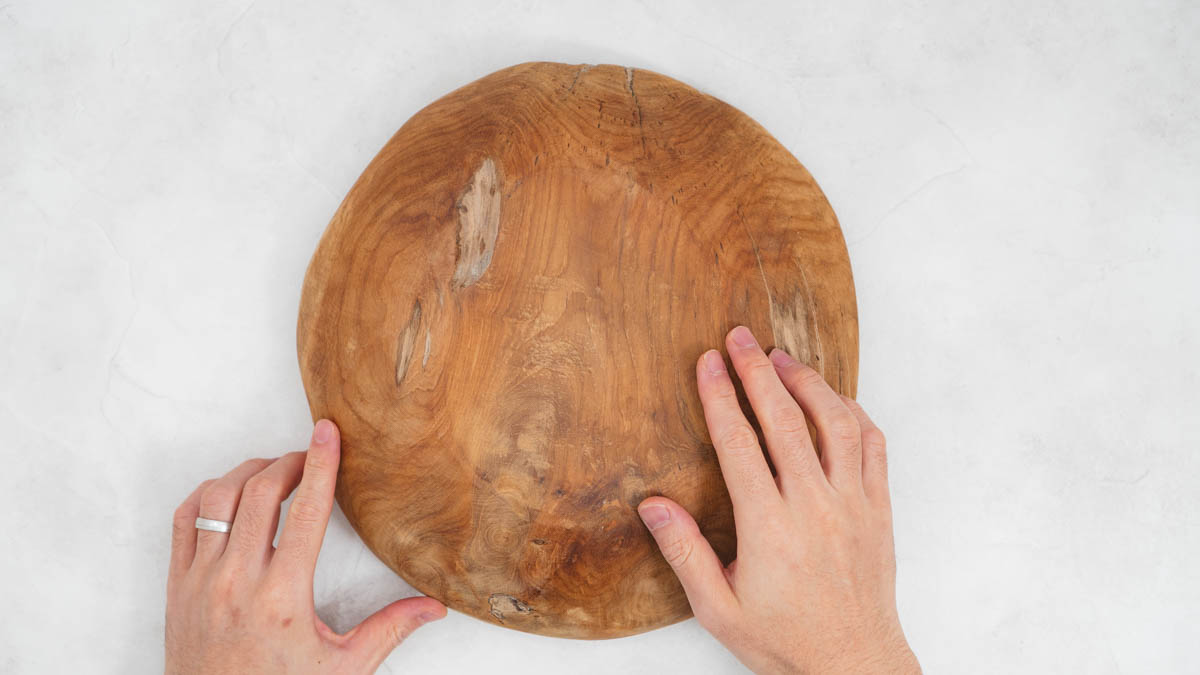 Rustic Wood ワイドボウル裏面