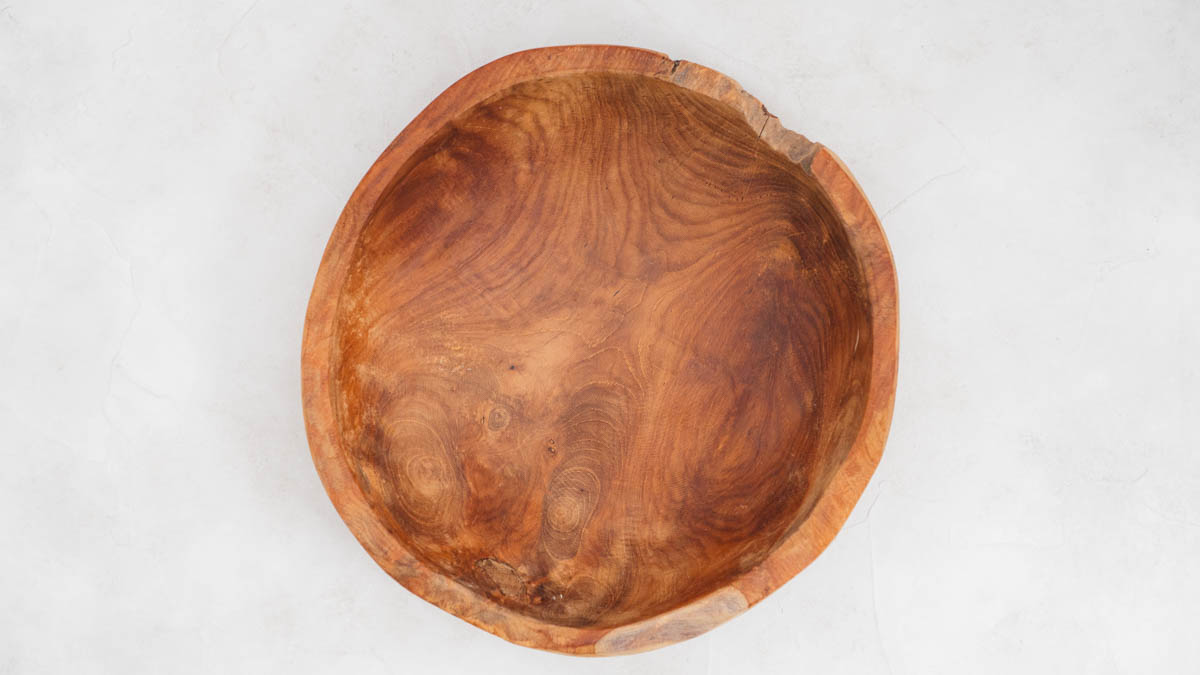 Rustic Wood ワイドボウル表面