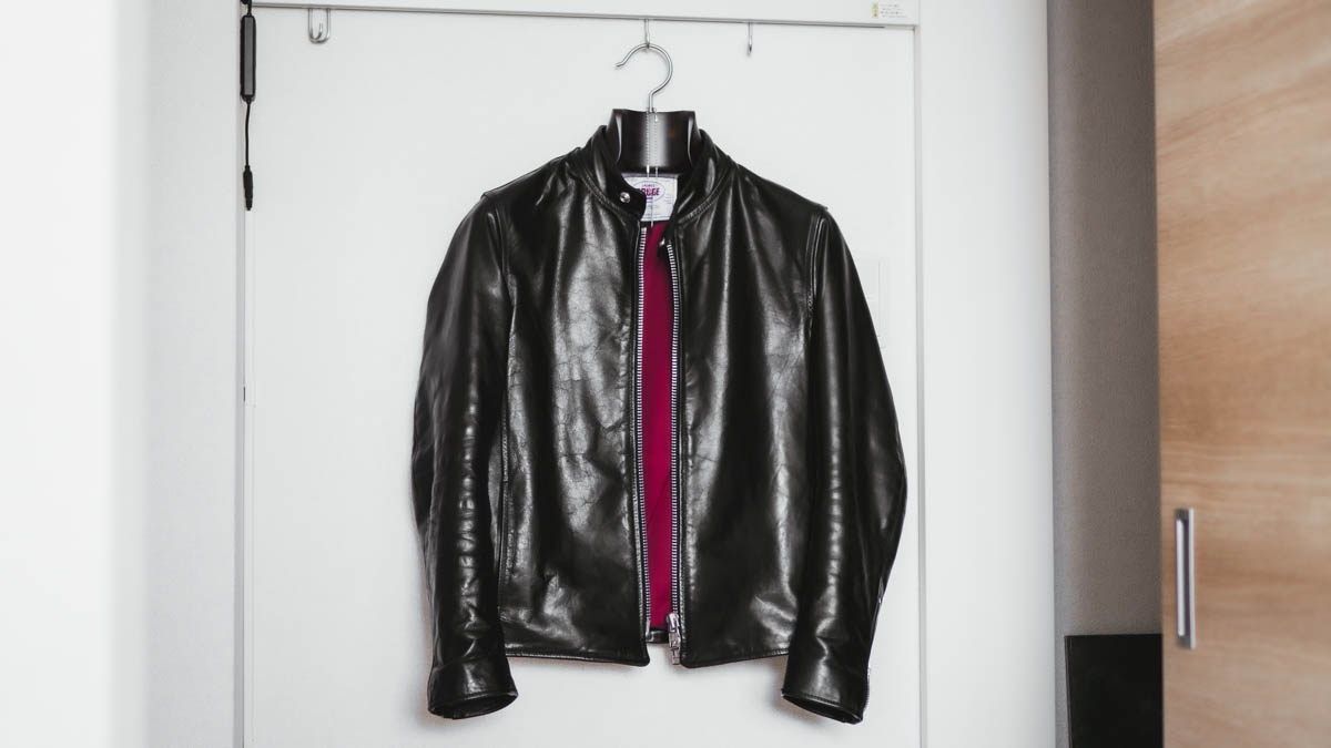 DIPTYQUE(ディプティック)レザー&ウッド ケアローションでメンテした革ジャン