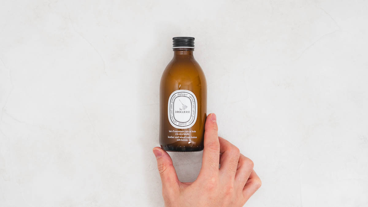 DIPTYQUE(ディプティック)レザー&ウッド ケアローション 俯瞰