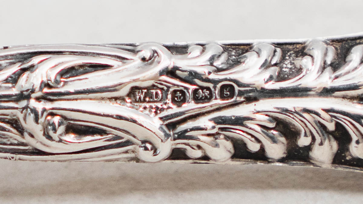 2代目アンティークシューホーンのホールマーク刻印